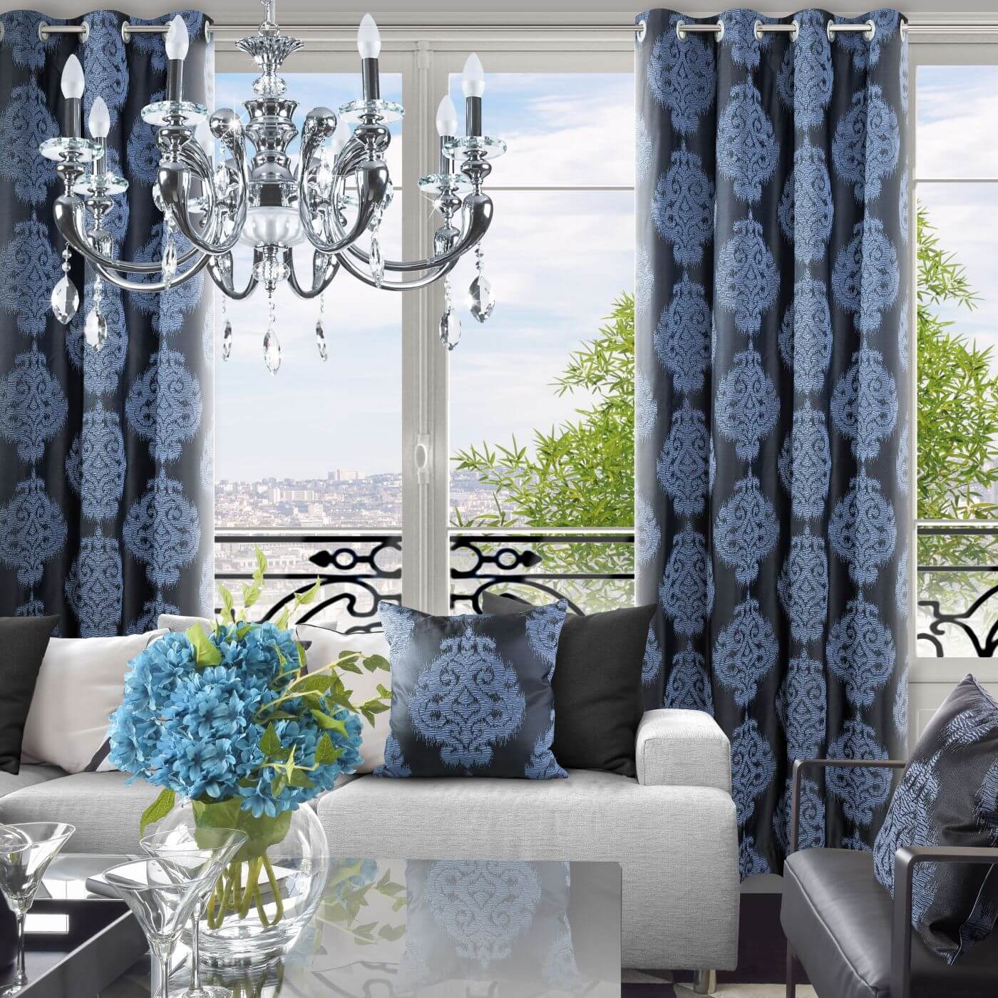 jak układać ciężkie zasłony