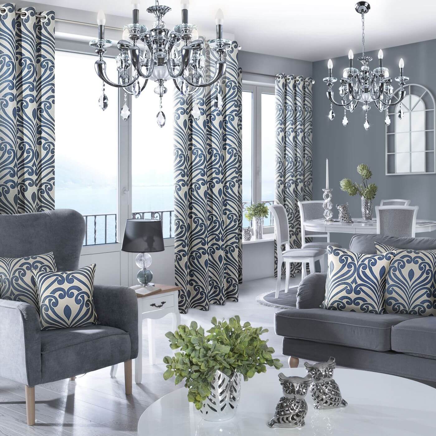 jak układać ciężkie zasłony