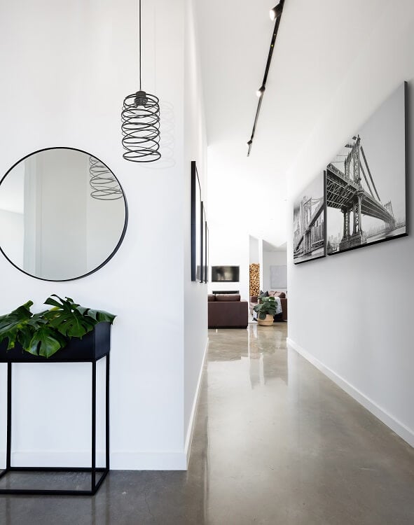 Meble w nowoczesnym przedpokoju