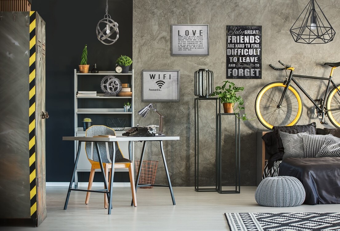 pokój młodzieżowy hi-tech eurofirany