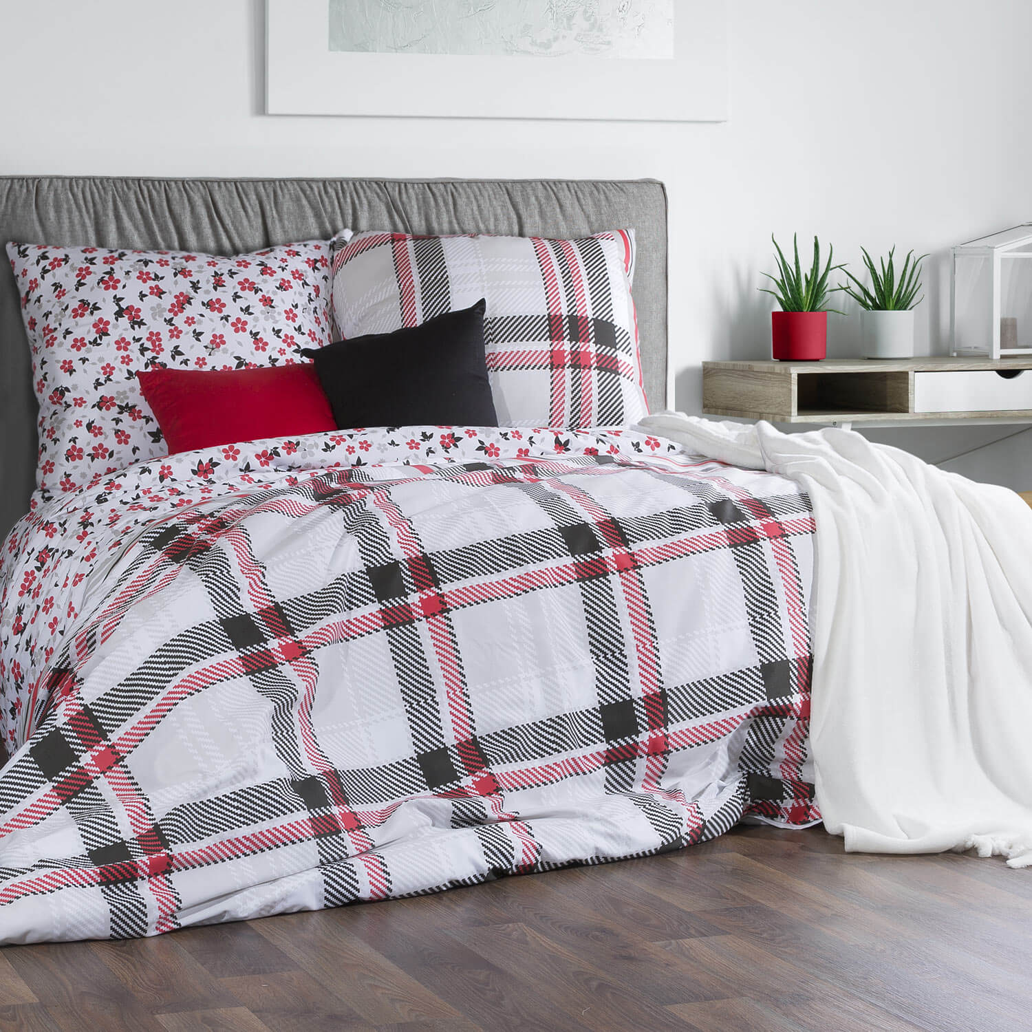 tkanina w kratę eurofirany