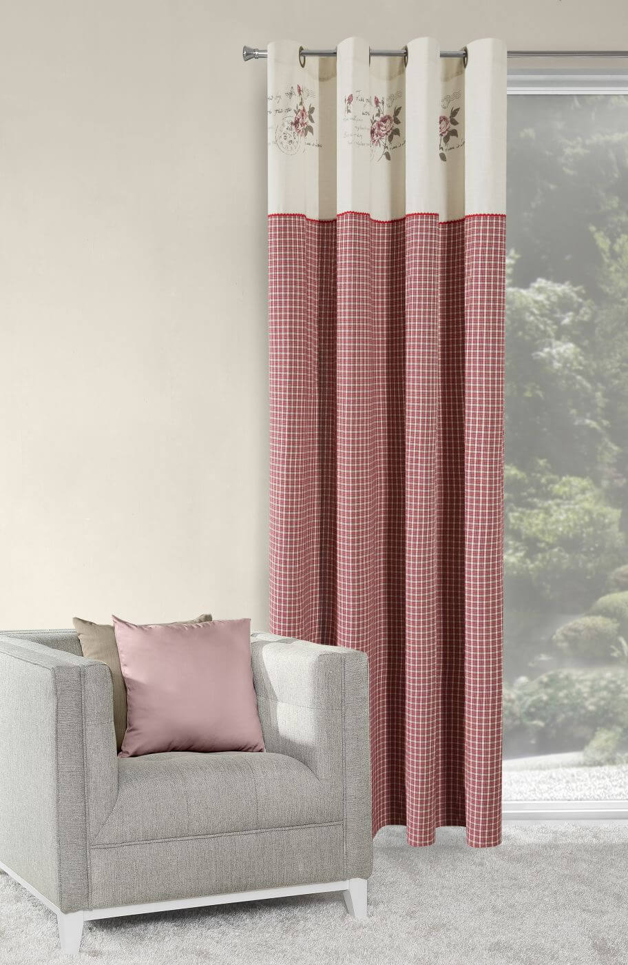 tkanina w kratę eurofirany