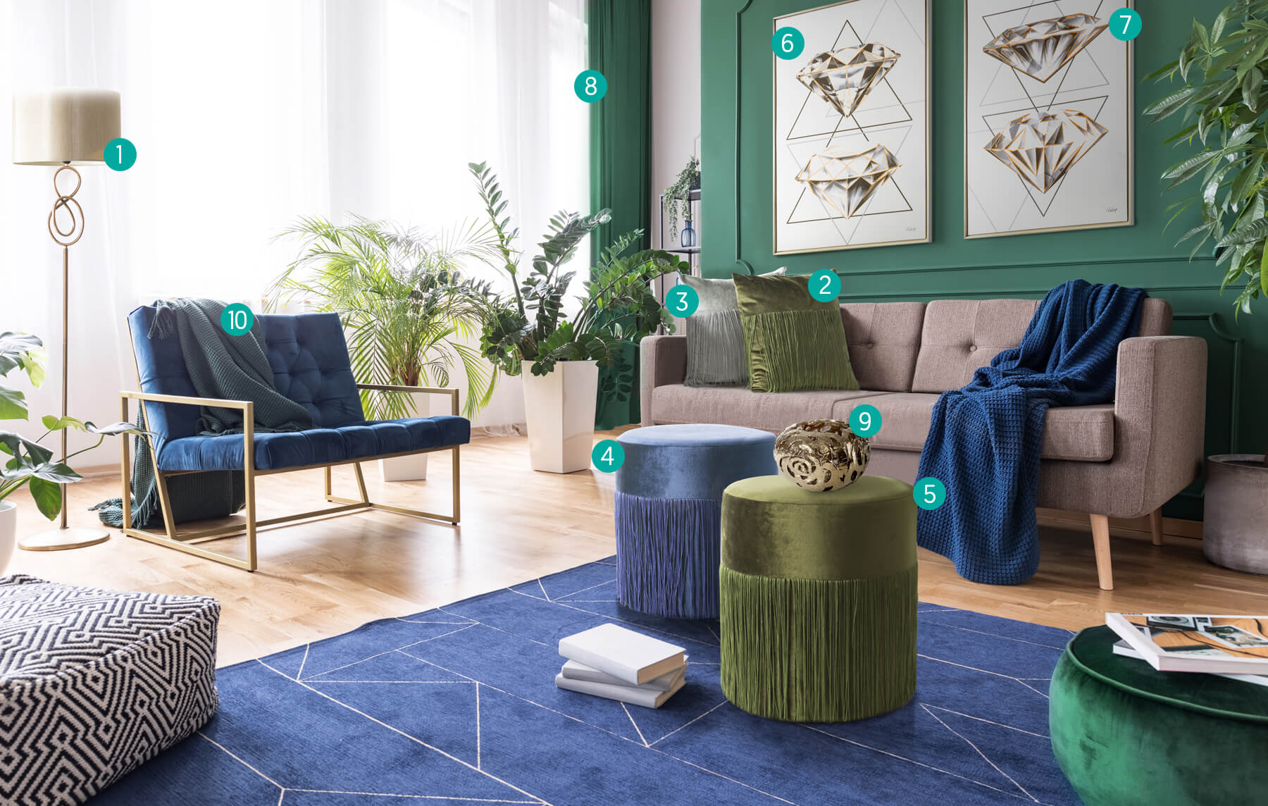 szmaragdowe love eurofirany