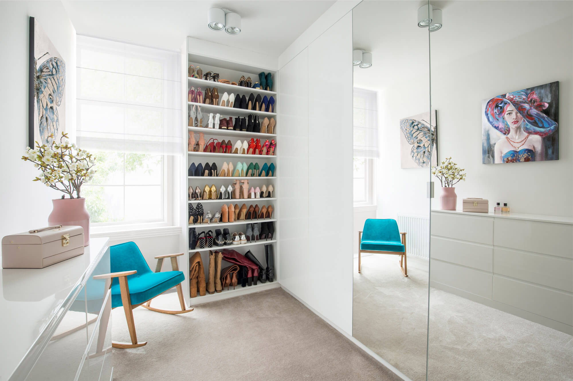 Aranżacja garderoby eurofirany