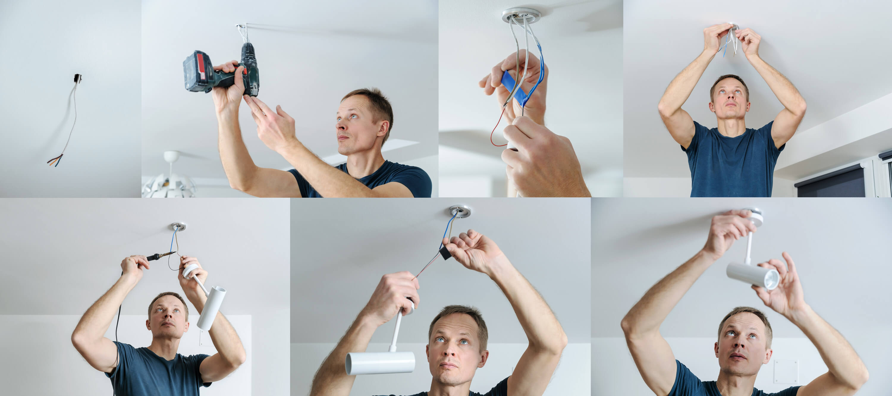 podłączenie lampy sufitowej eurofirany