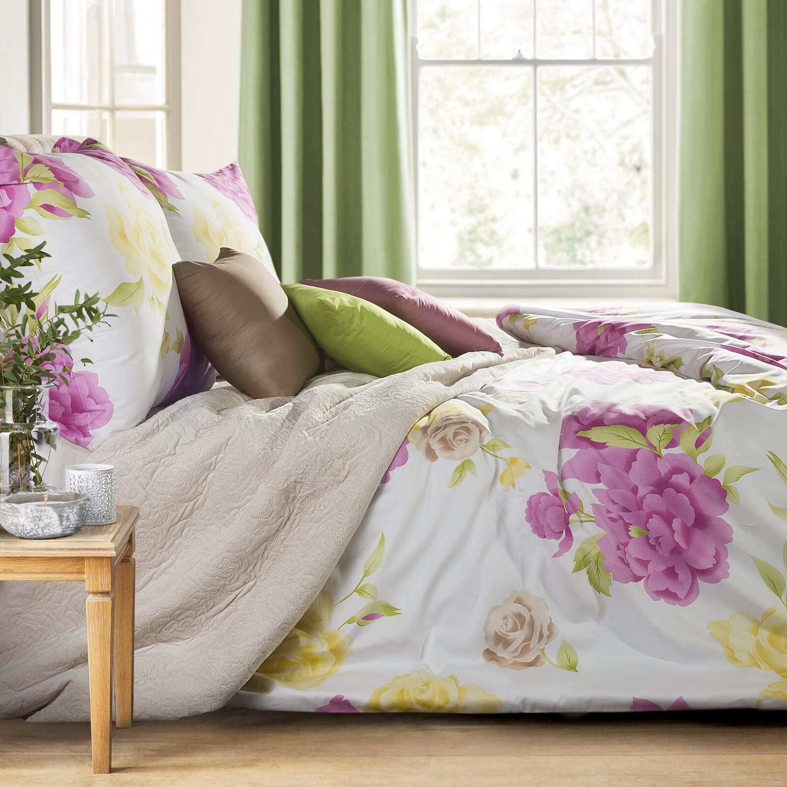 pościel w kwiaty eurofirany