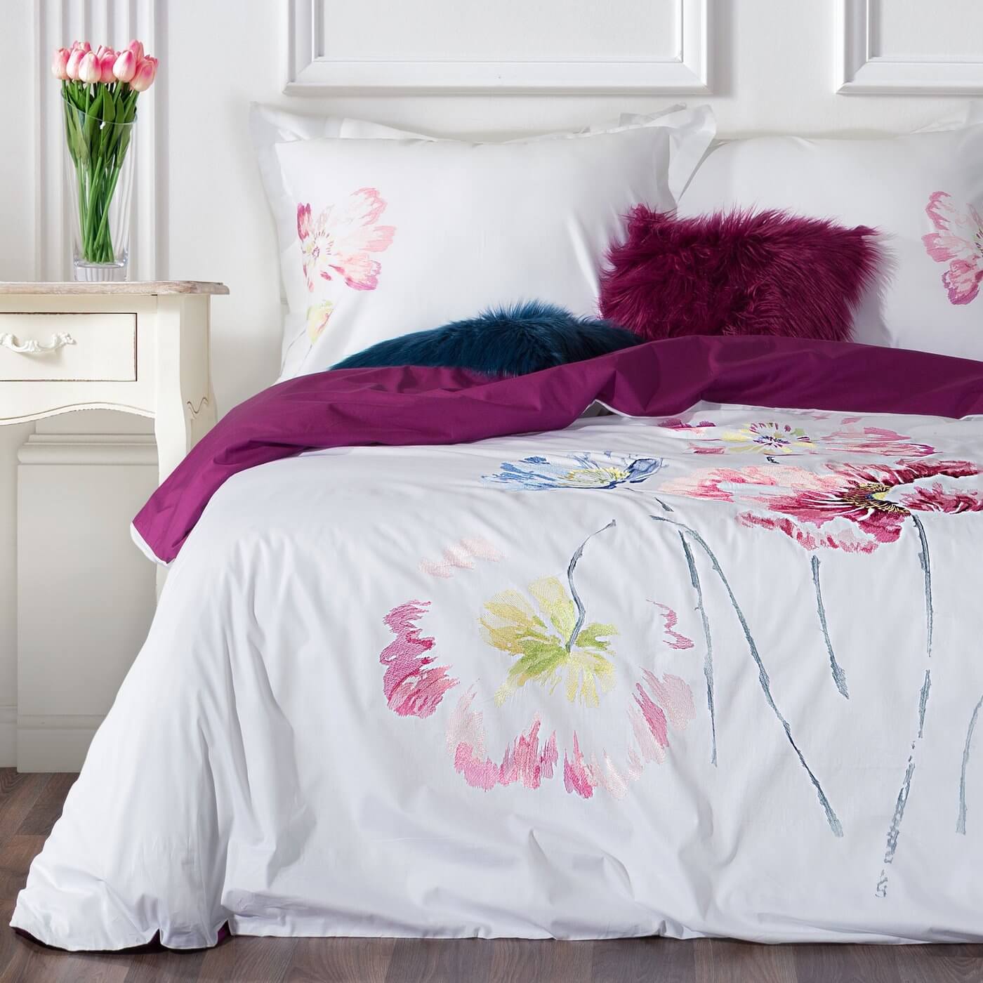 pościel w kwiaty eurofirany