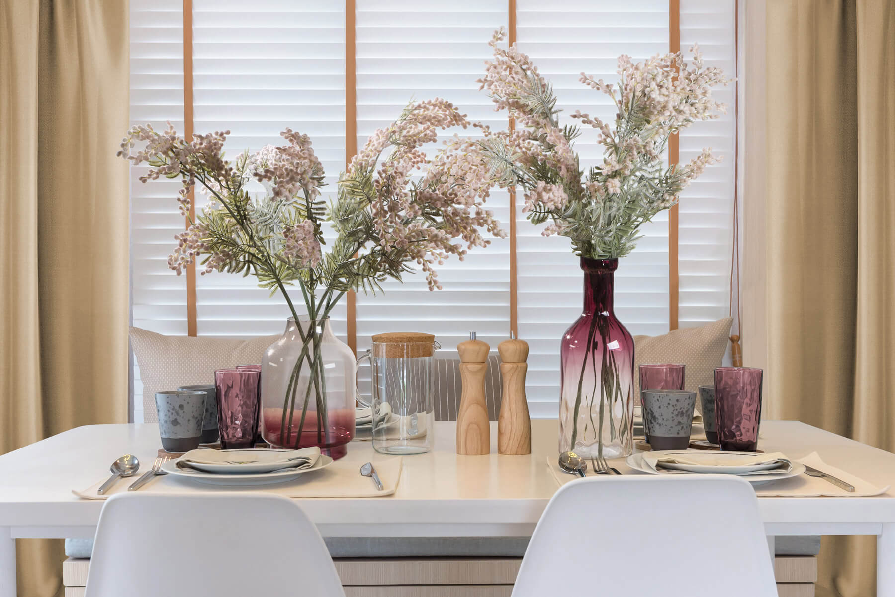 dekoracja stołu eurofirany