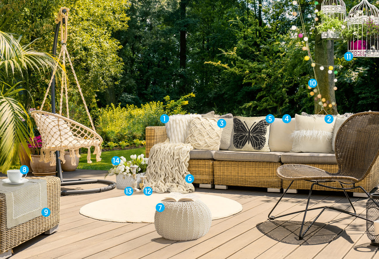 dekoracje do ogrodu eurofirany