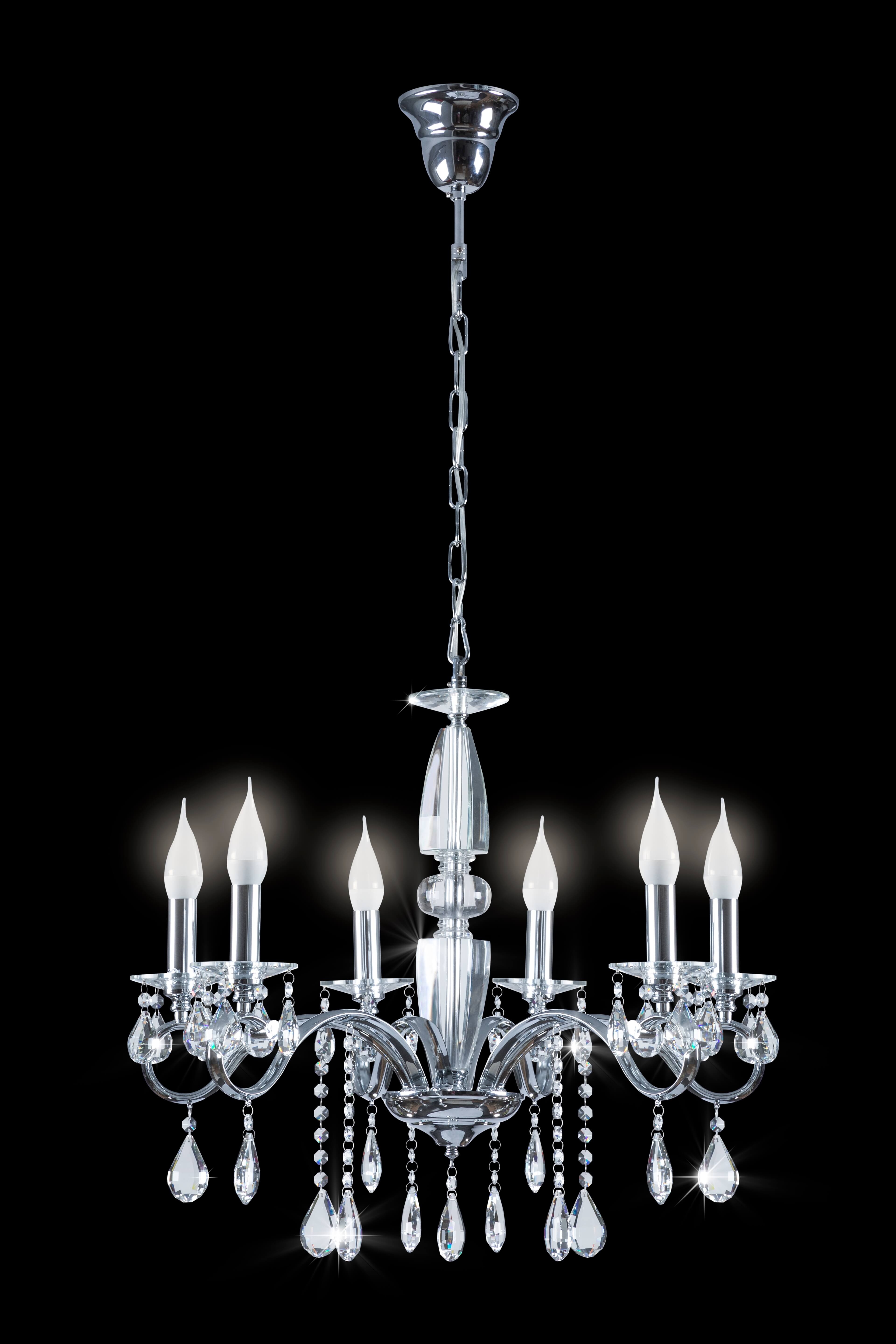 Szklana lampa do salonu eurofirany