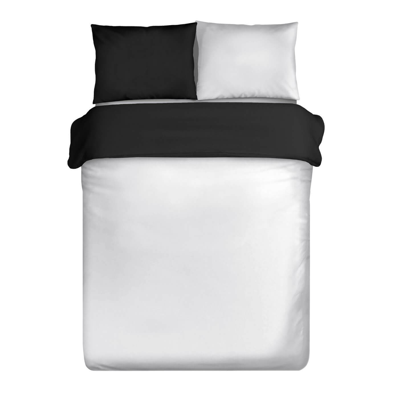 pościel czarno-biała eurofirany