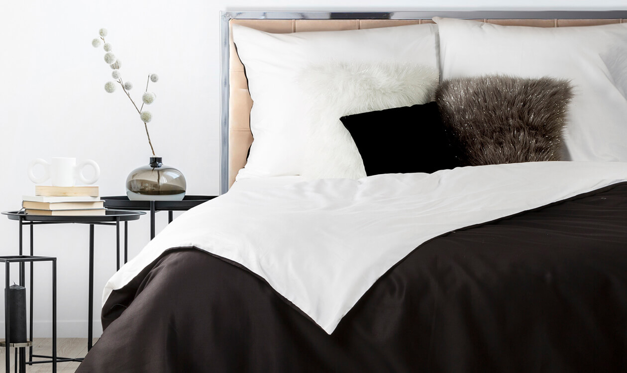 Pościel czarno-biała – efektowny wystrój Twojej sypialni