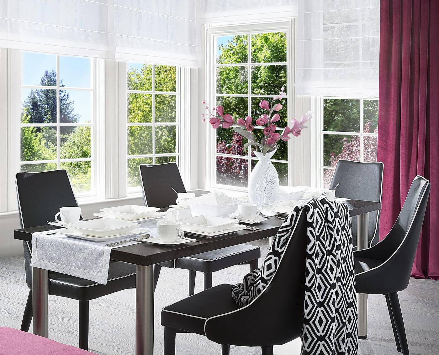 zastawa stołowa eurofirany