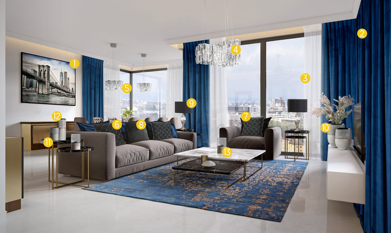 salon w stylu nowojorskim eurofirany.com.pl