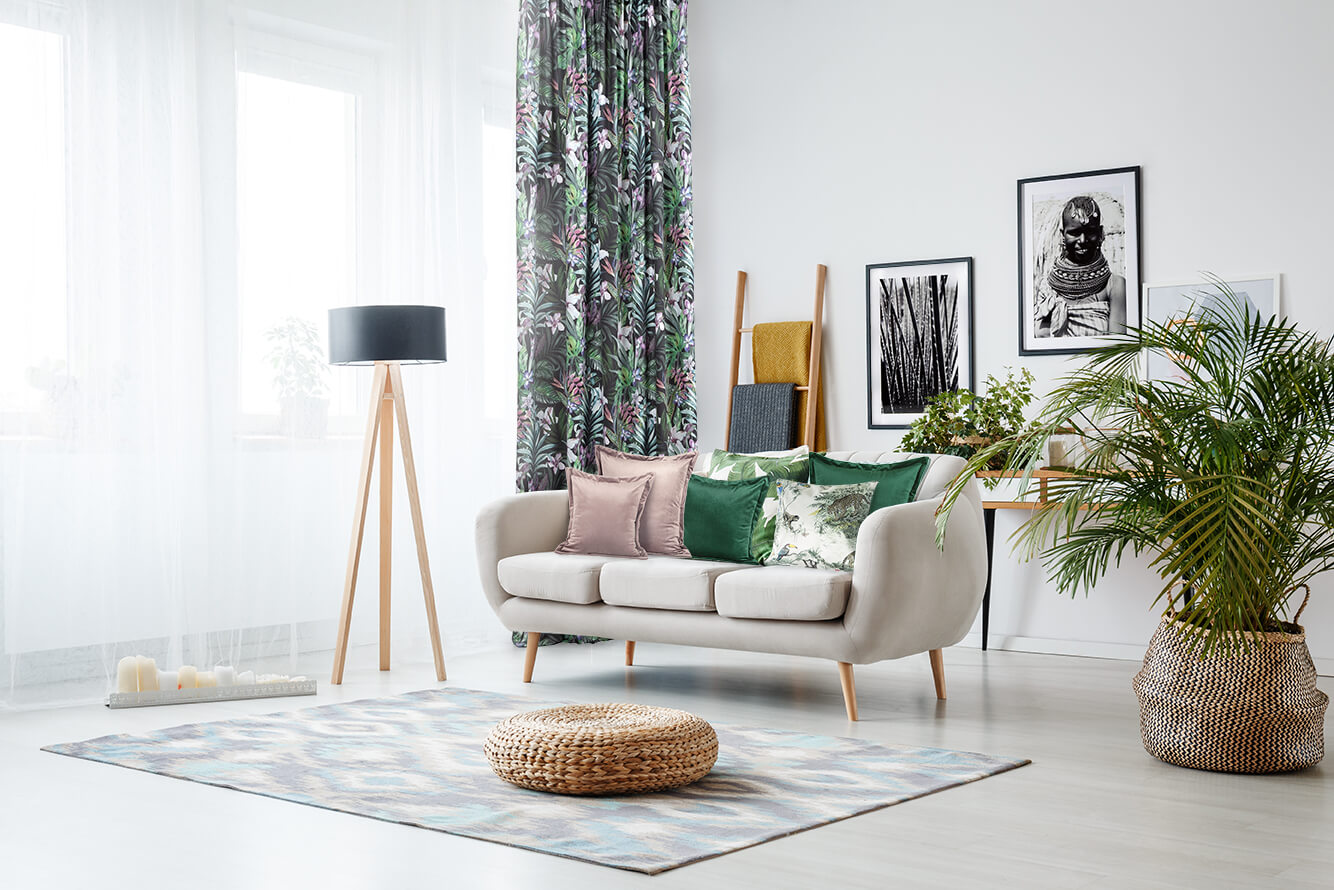 roślinny motyw dekoracyjny eurofirany.com.pl