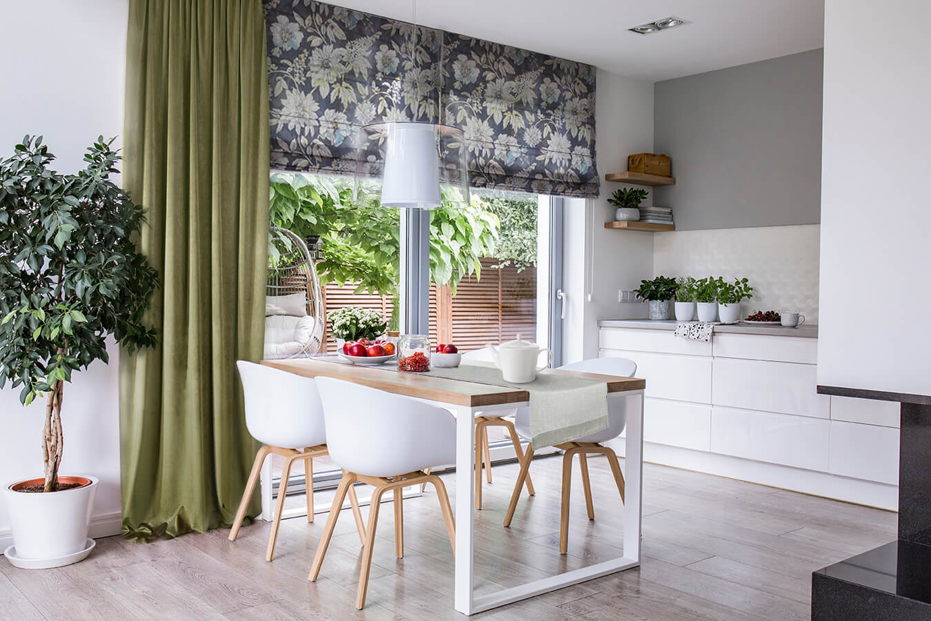 roślinny motyw dekoracyjny eurofirany.com.pl