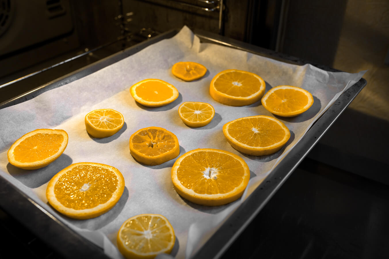 pomarancze suszone w piekarniku