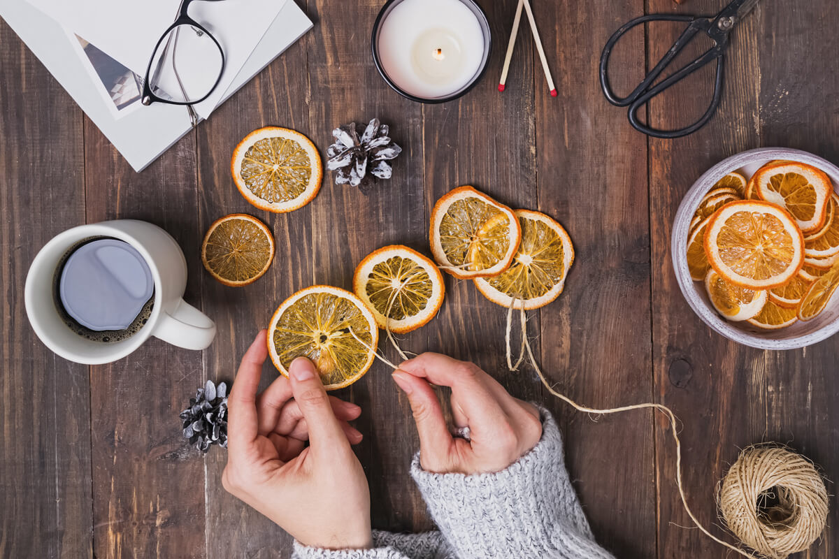 pomarancze na choinke