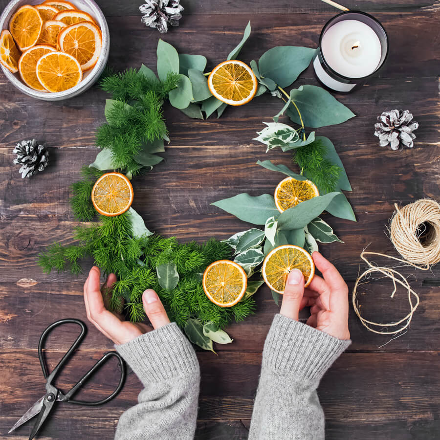 jak suszyc pomarancze na choinke