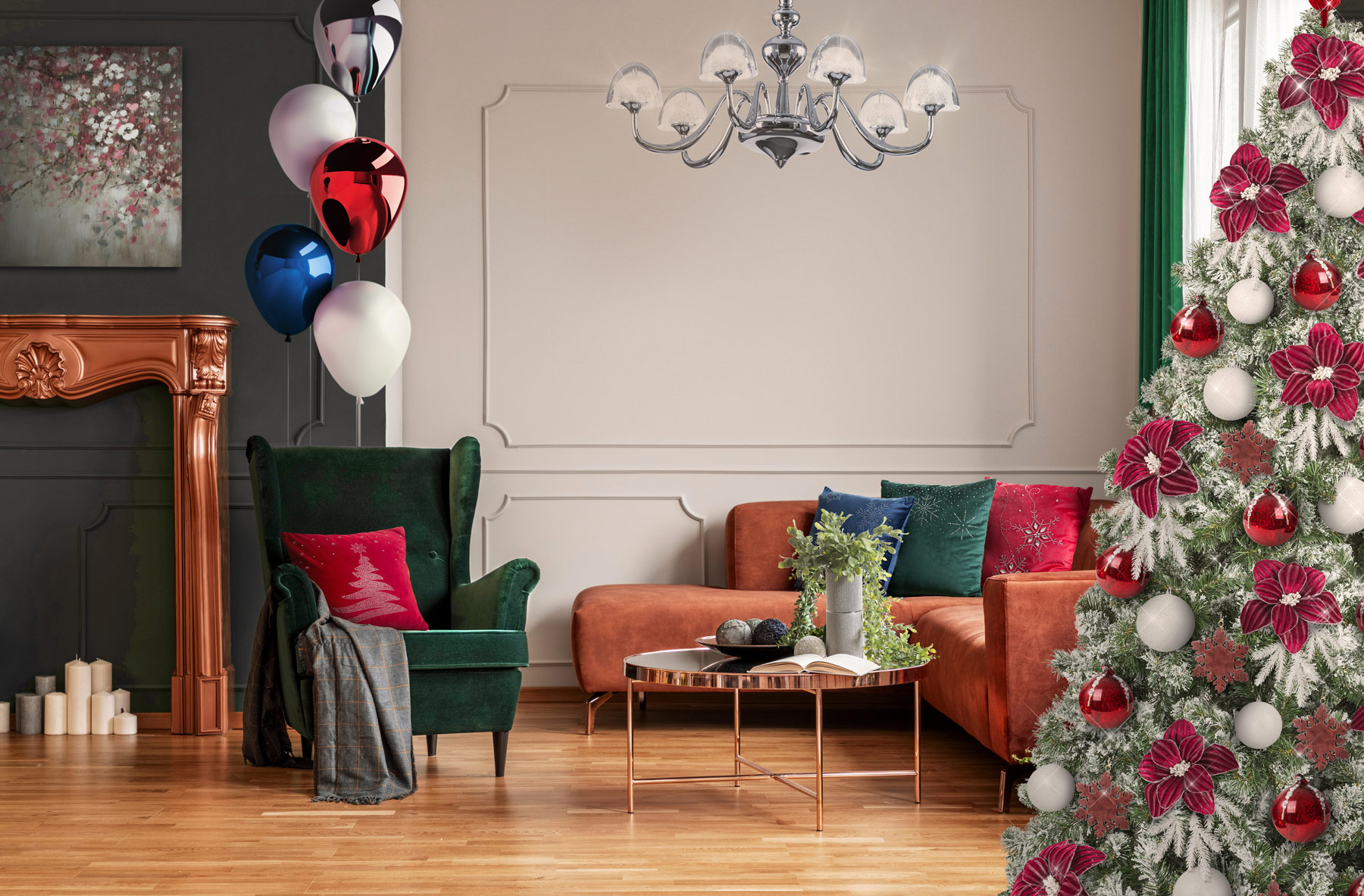 jak udekorować dom na sylwestra