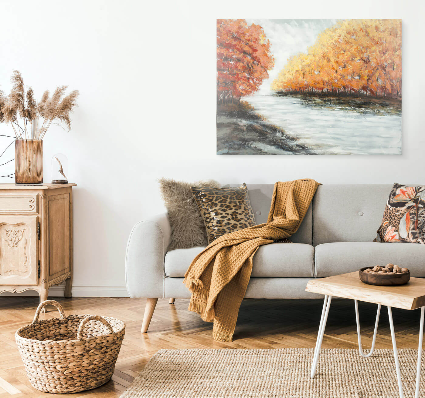 modne obrazy do salonu