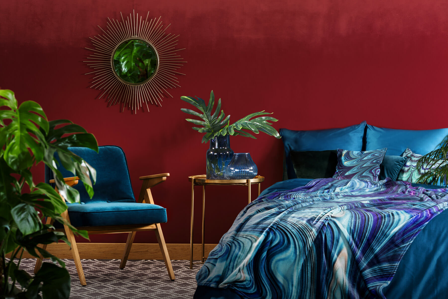 jaki kolor pasuje do czerwonego