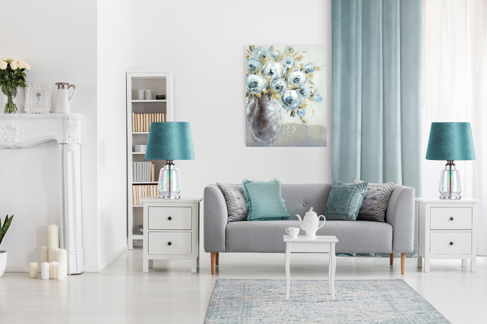 jak urządzić pokój z białymi meblami