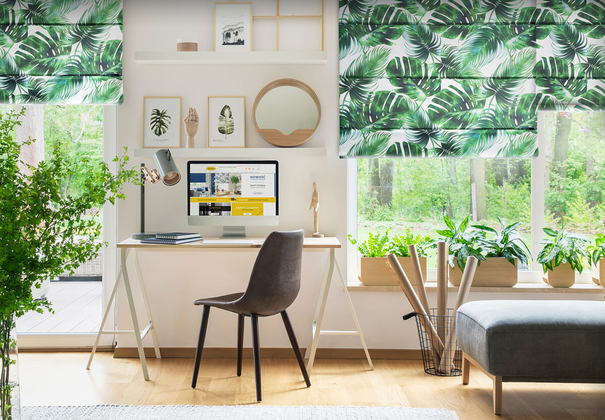 jak ozdobić okno bez firanki