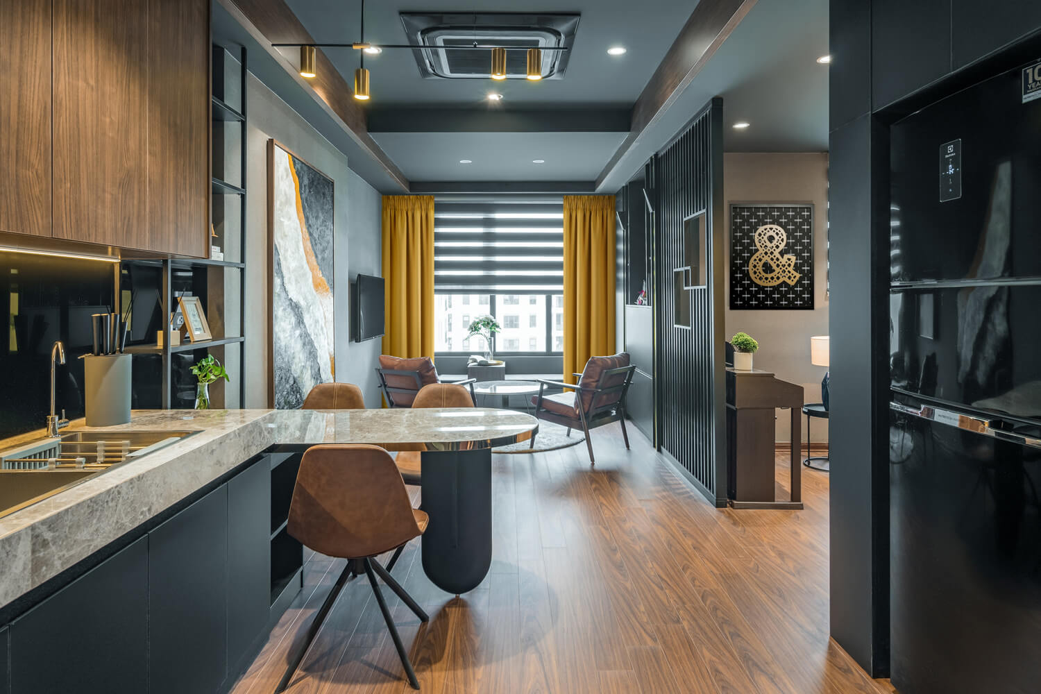 szary pokoj jakie zaslony