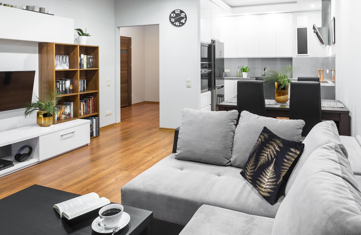 maly salon z jadalnia