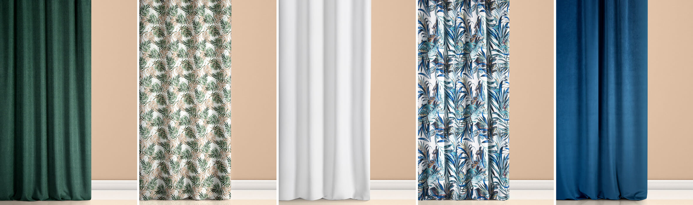 jak dobrac kolor zaslon do bezowych scian