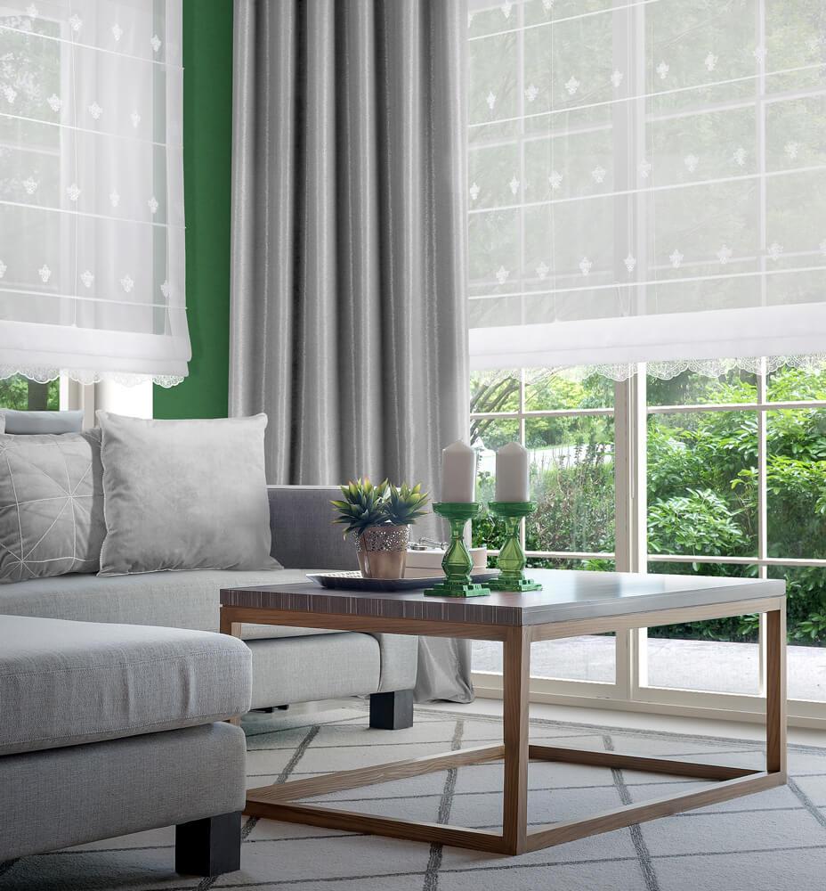 firana na rolety rzymskie