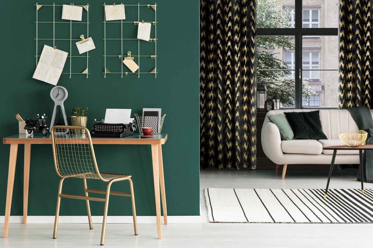 zielone sciany jaki kolor zaslon