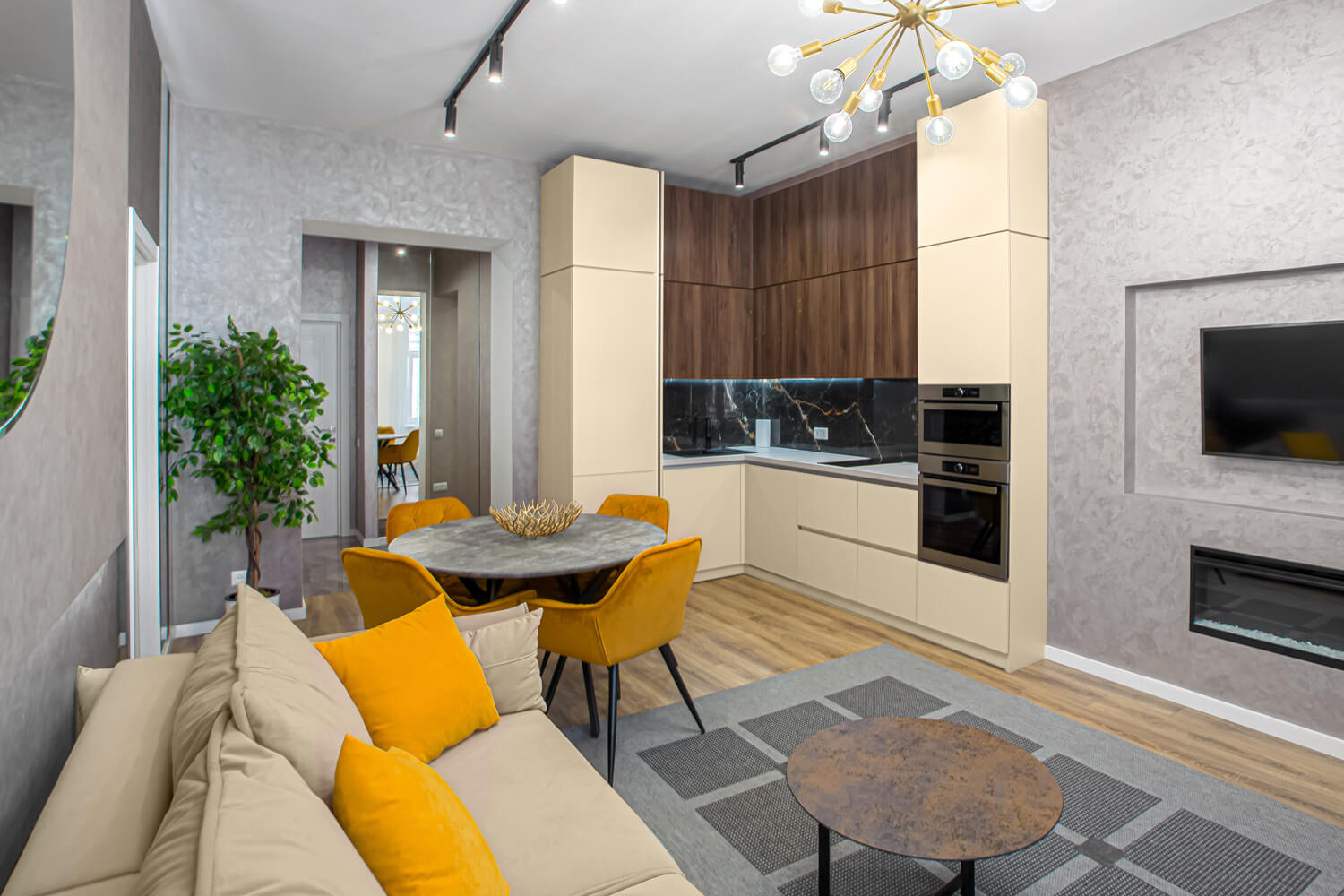 Waniliowe meble kuchenne jaki kolor ścian