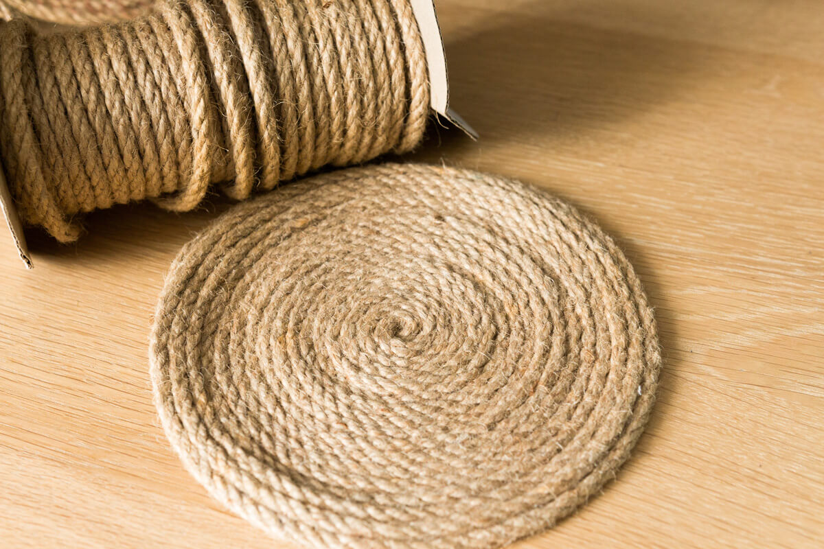 Jak zrobić podkładkę na stół ze sznurka
