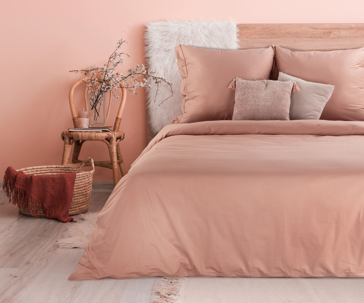 pastelowe kolory ścian w sypialni