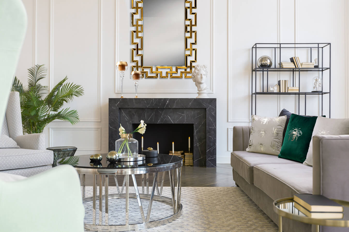 dekoracja kominka na co dzień