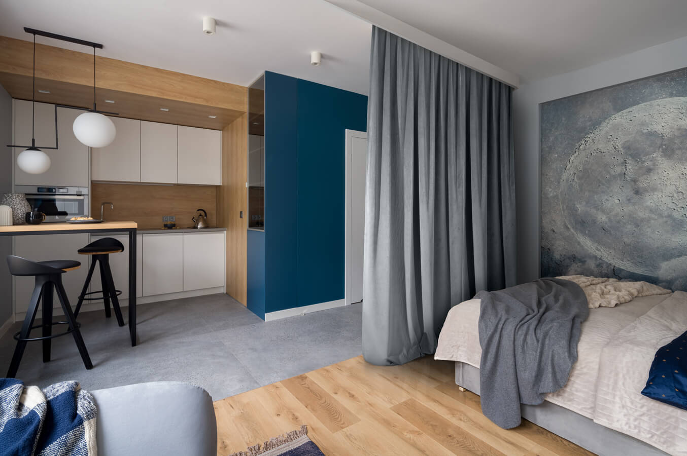 jak oddzielić kuchnię od salonu