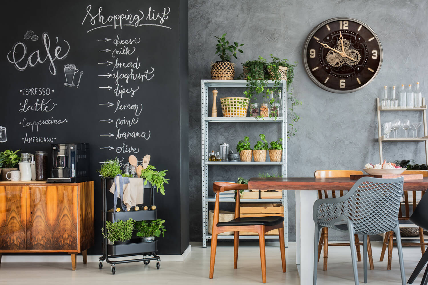 Co na pustą ścianę w kuchni