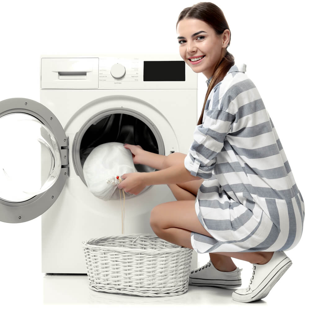 jak prać firany z przelotkami