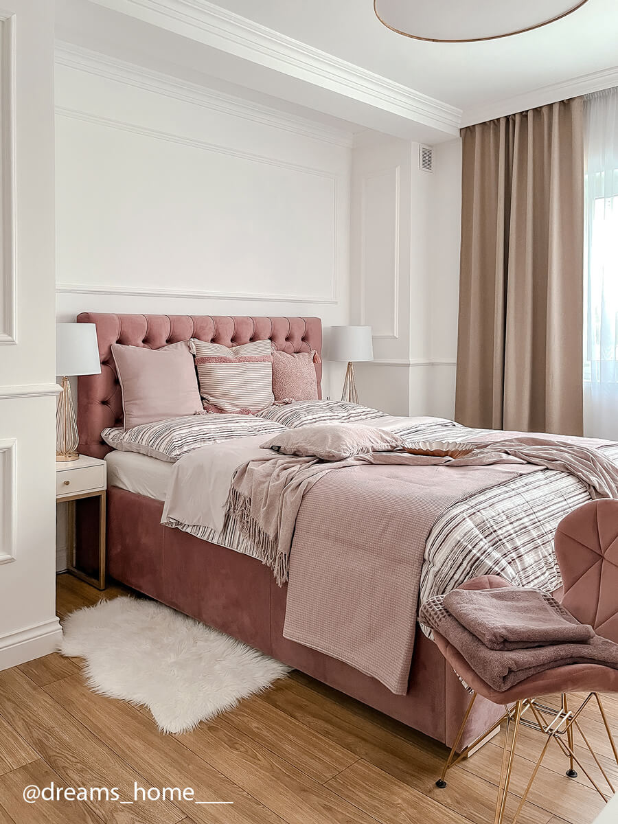 jak ustawić łóżko w małej sypialni