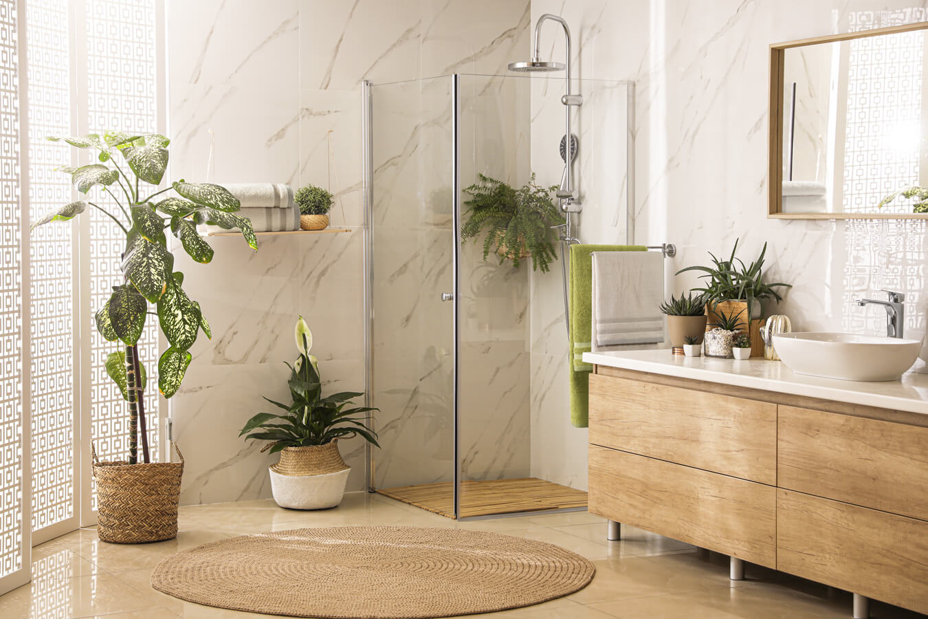 Na jakiej wysokości powiesić lustro w łazience