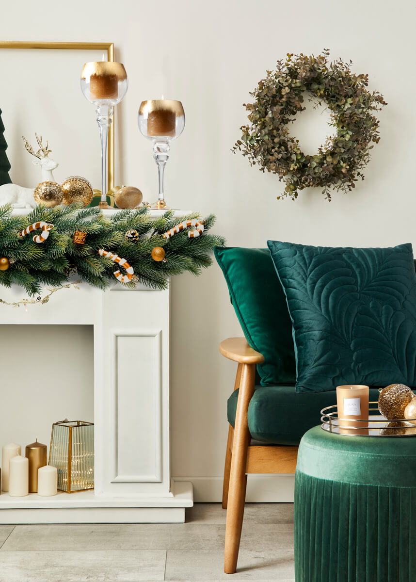 girlandy świąteczne z szyszek