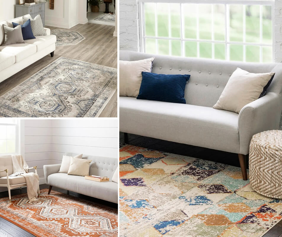 jak dobrać dywan do kanapy