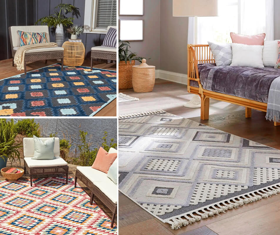 dywan w stylu boho