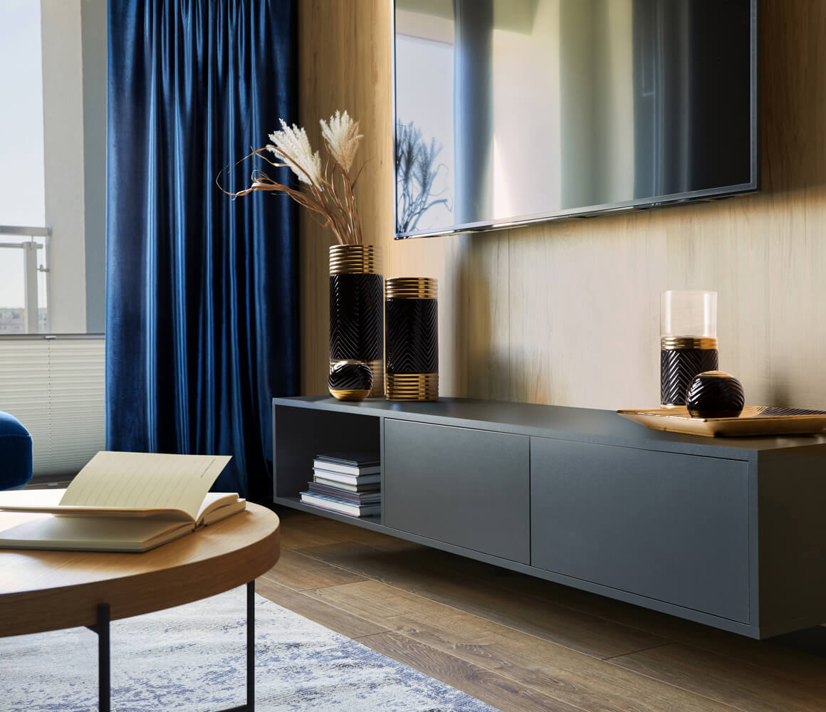 Co postawić na szafce RTV pod telewizorem