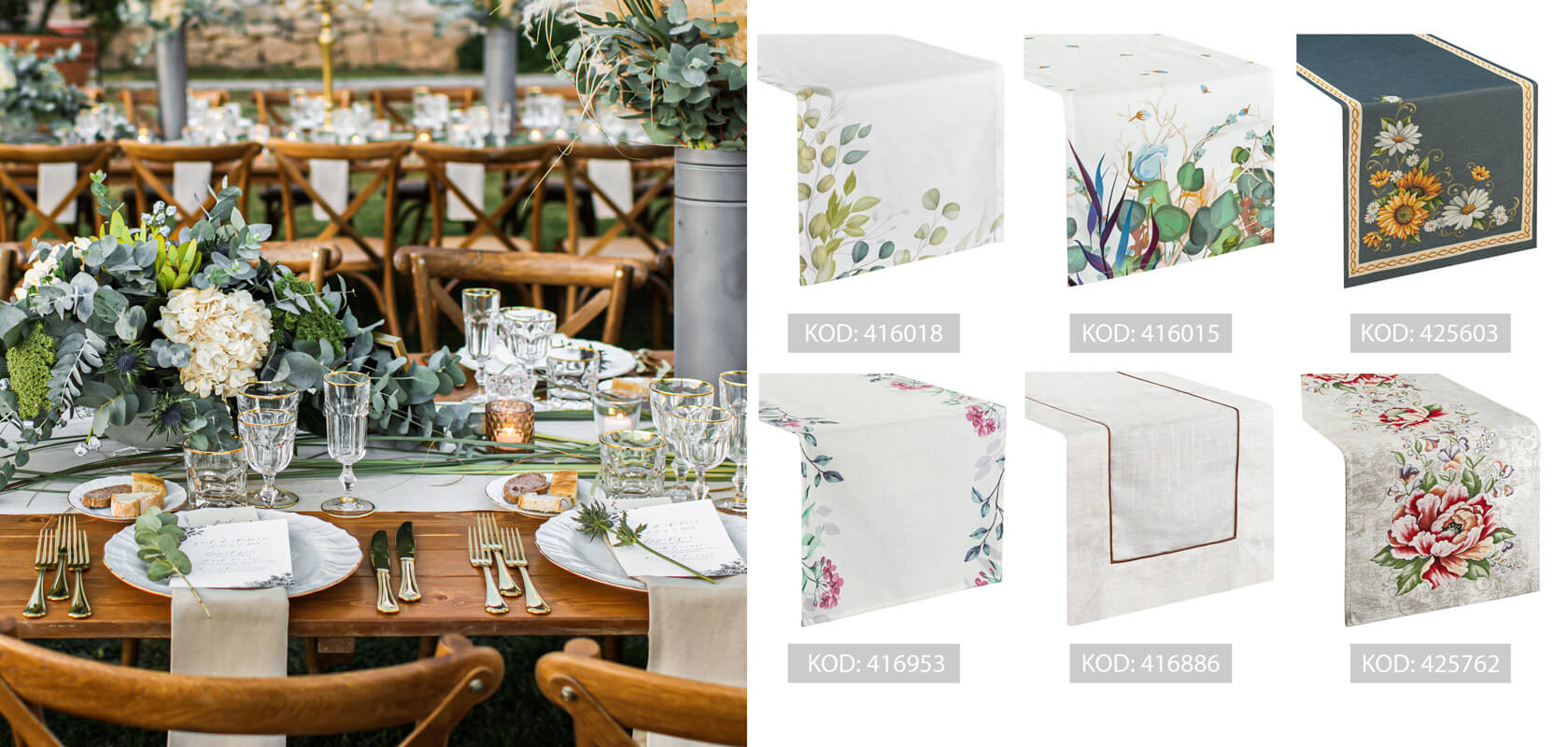 stół wiejski jak udekorować