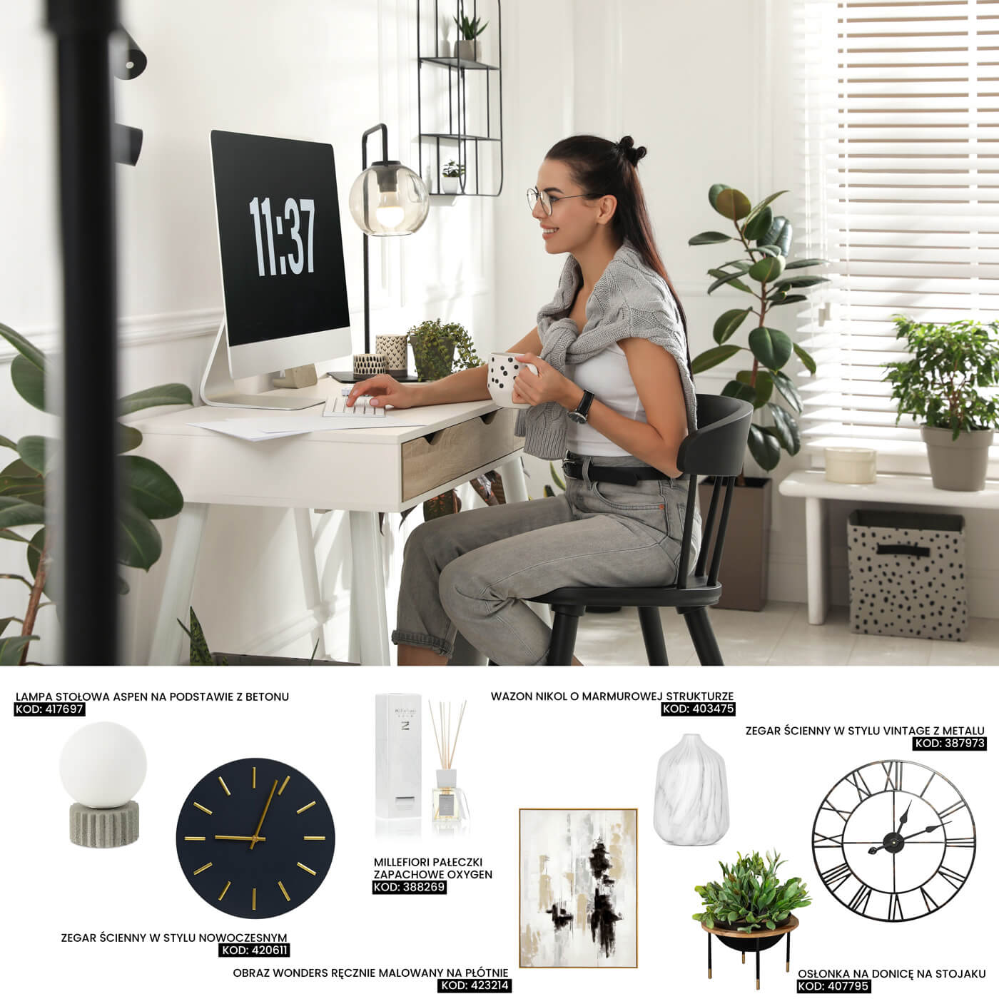 jak urządzić małe biuro w domu