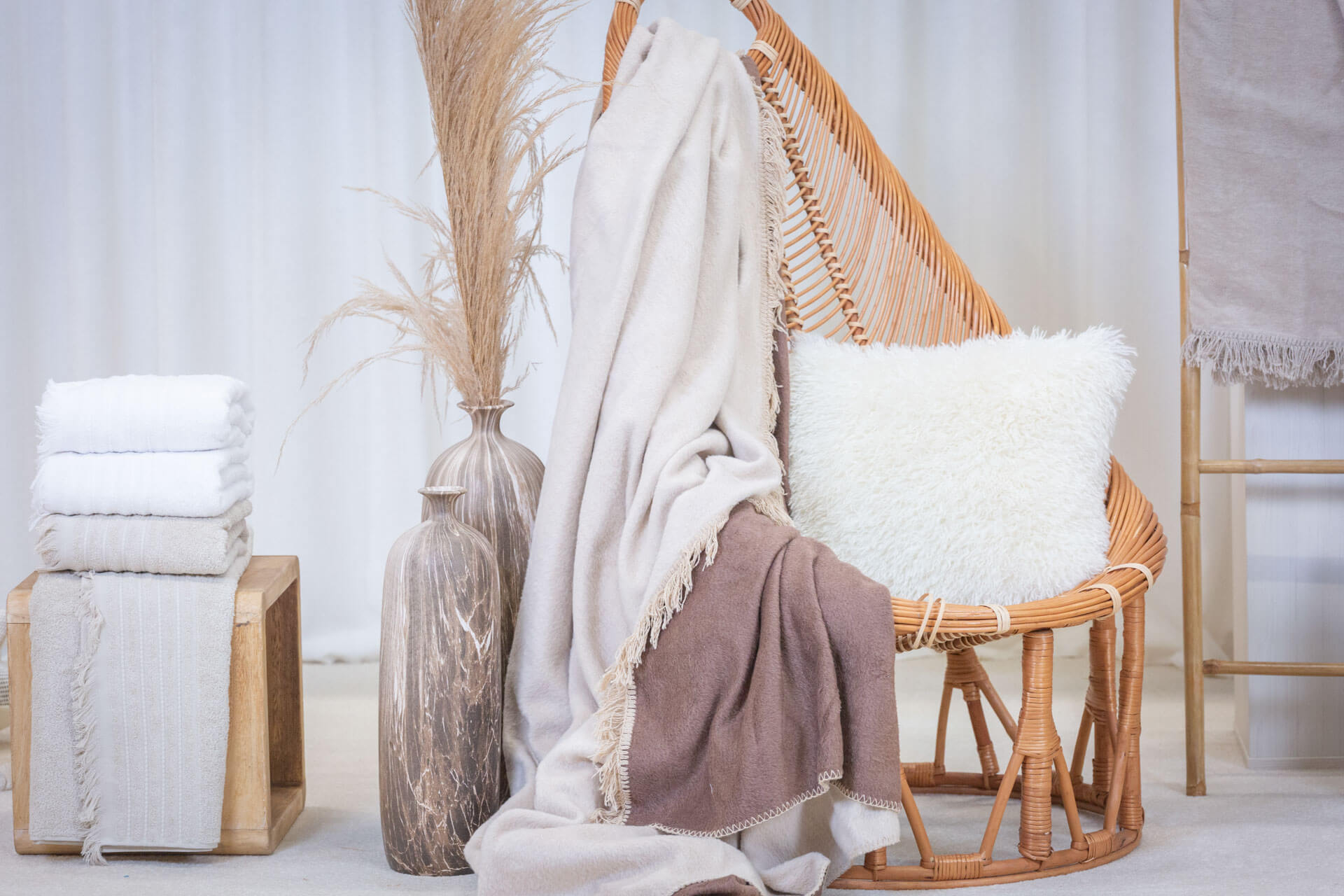 salon w stylu japandi