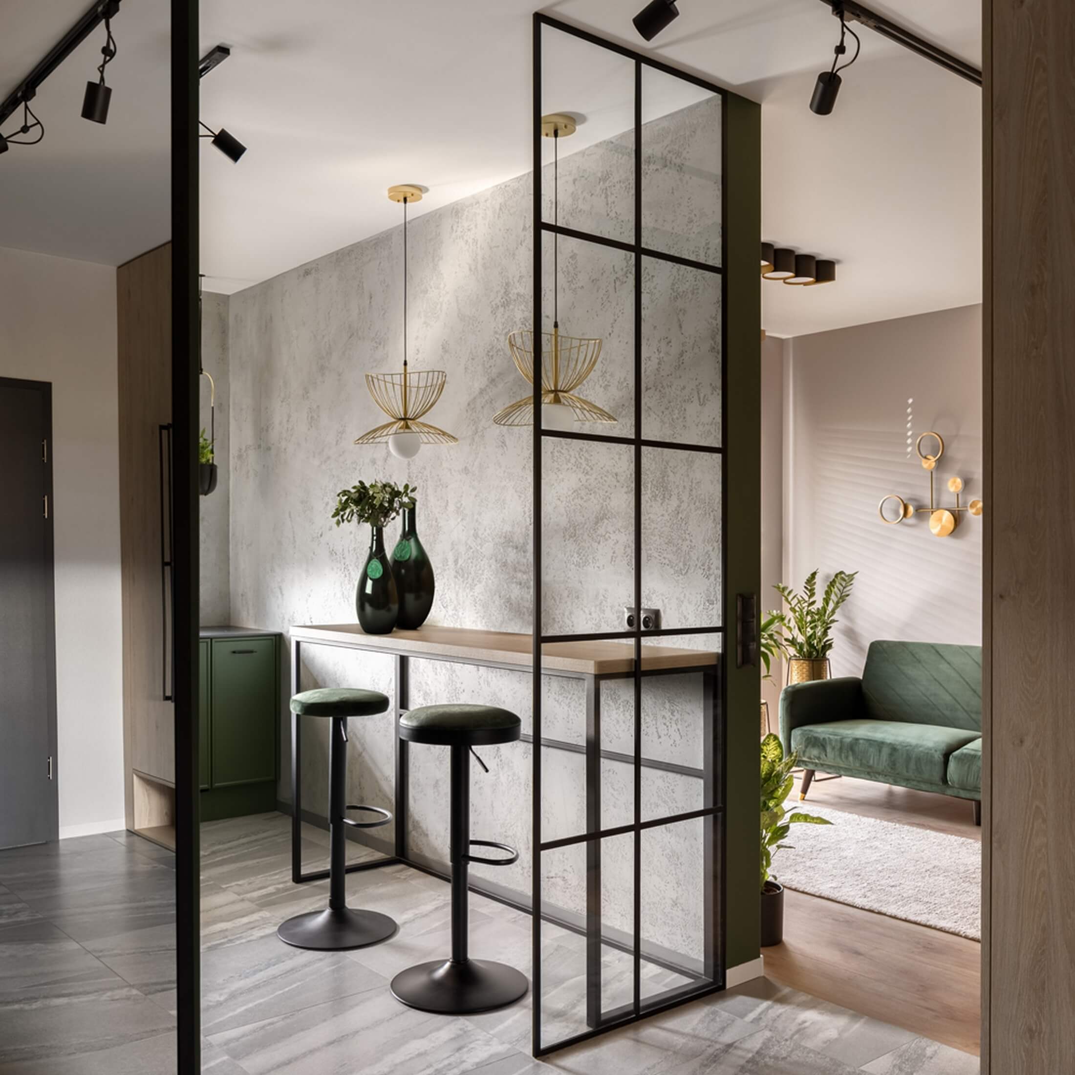 minimalistyczne salony -